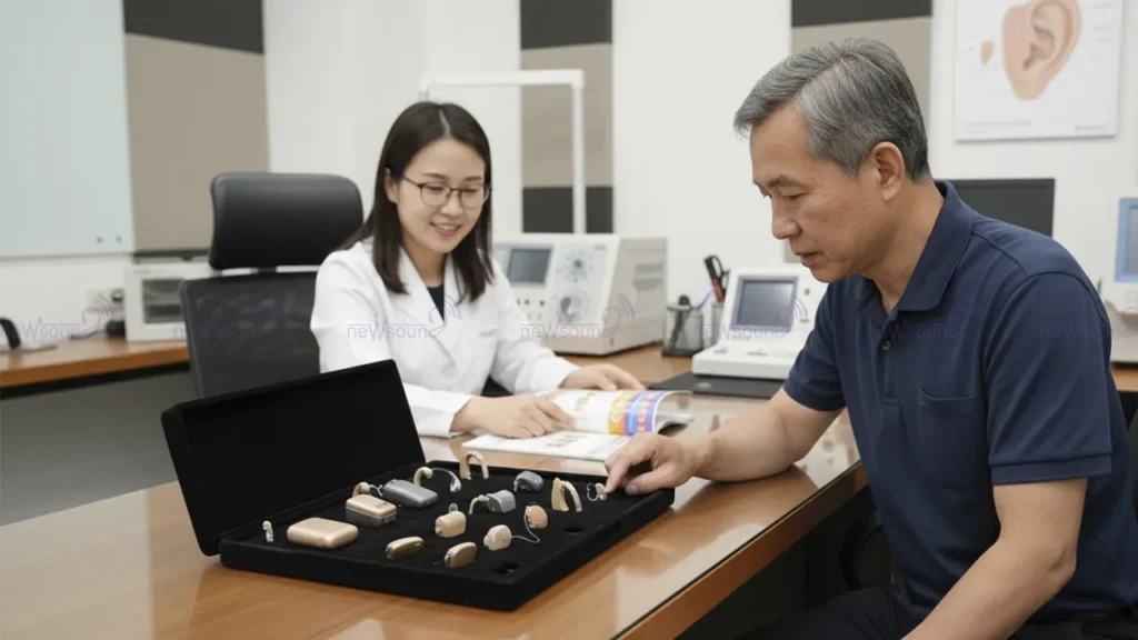 انتخاب سمعک داخل گوشی نامرئی