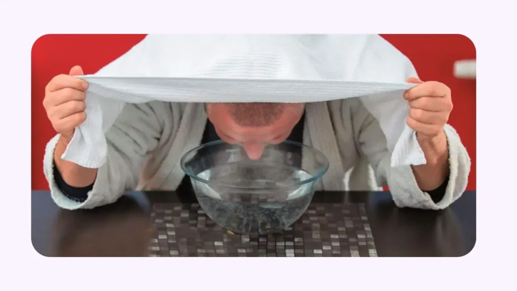 استفاده از بخور برای تسکین التهاب گوش