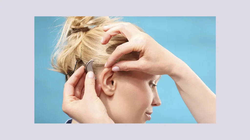 سمعک پشت گوشی معمولی