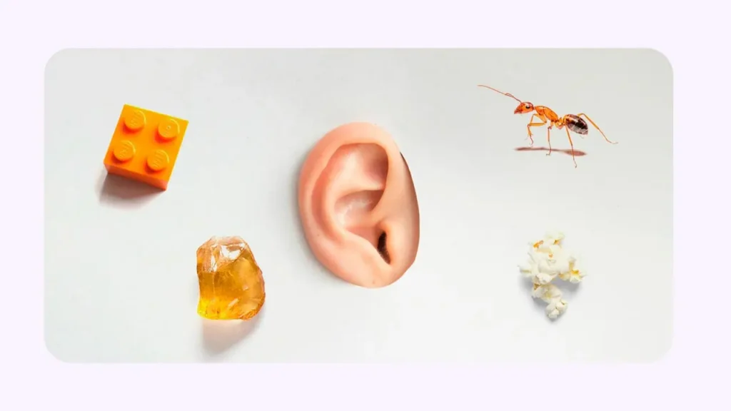 وجود چیزی در گوش