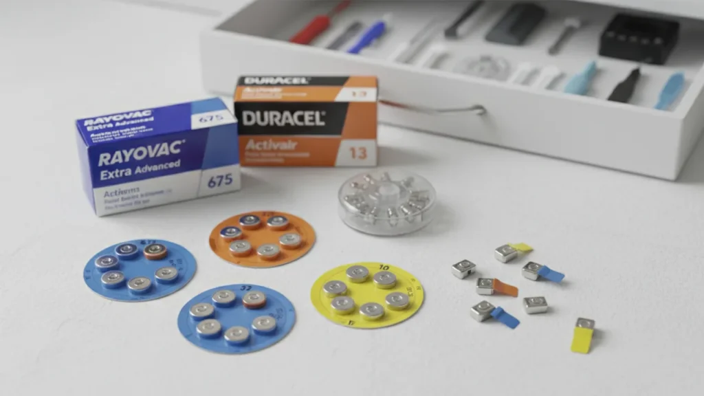 انواع باطری سمعک