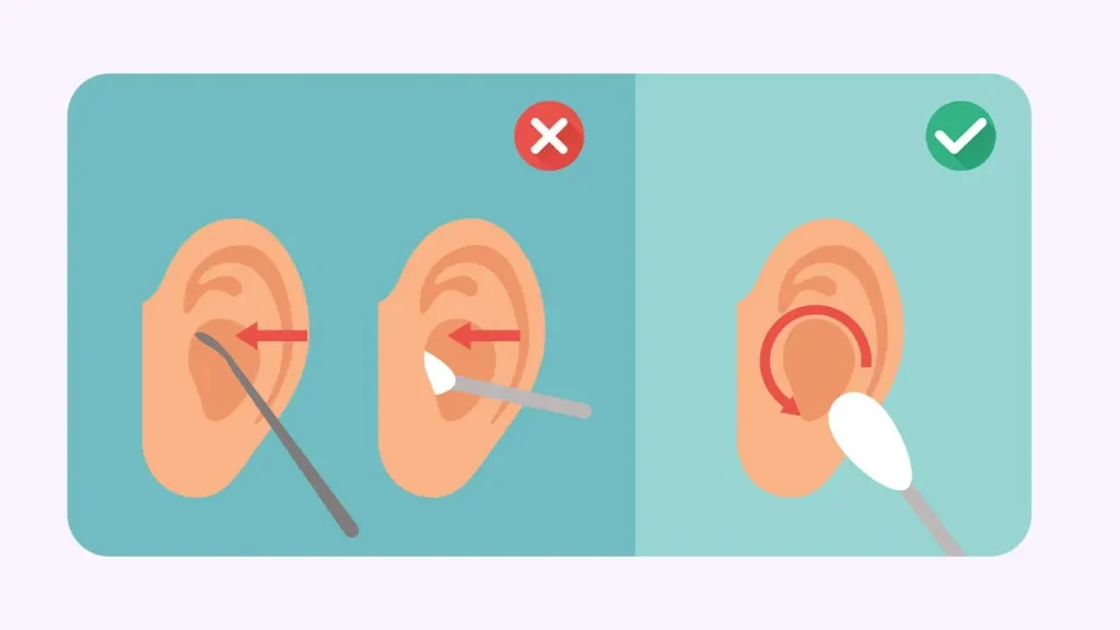 نحوه صحیح تمیز کردن گوش