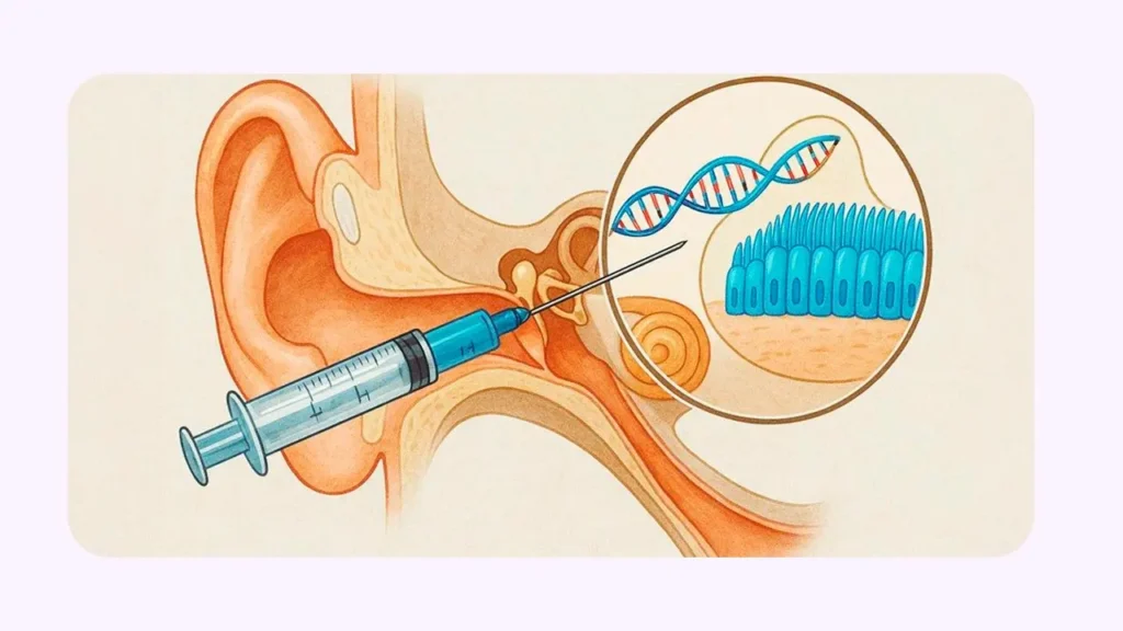 درمان کم شنوایی با ژن درمانی