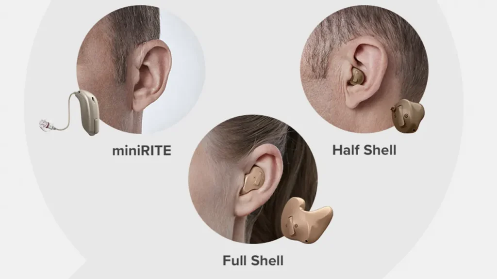 سمعک داخل گوشی ITE (انواع)