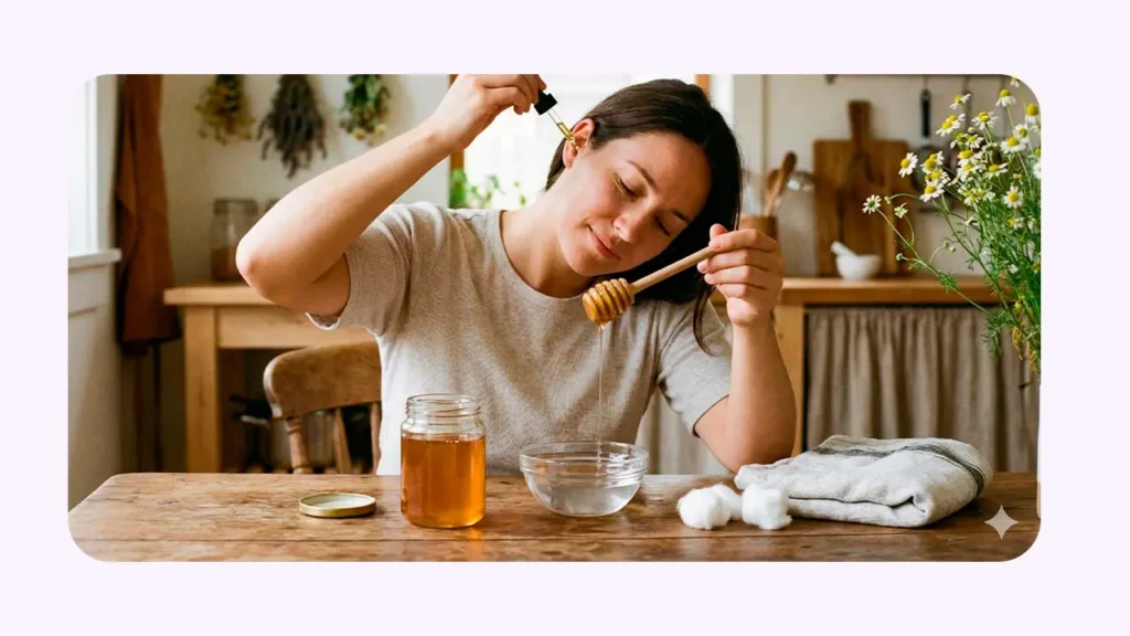 درمان خانگی گوش درد با عسل