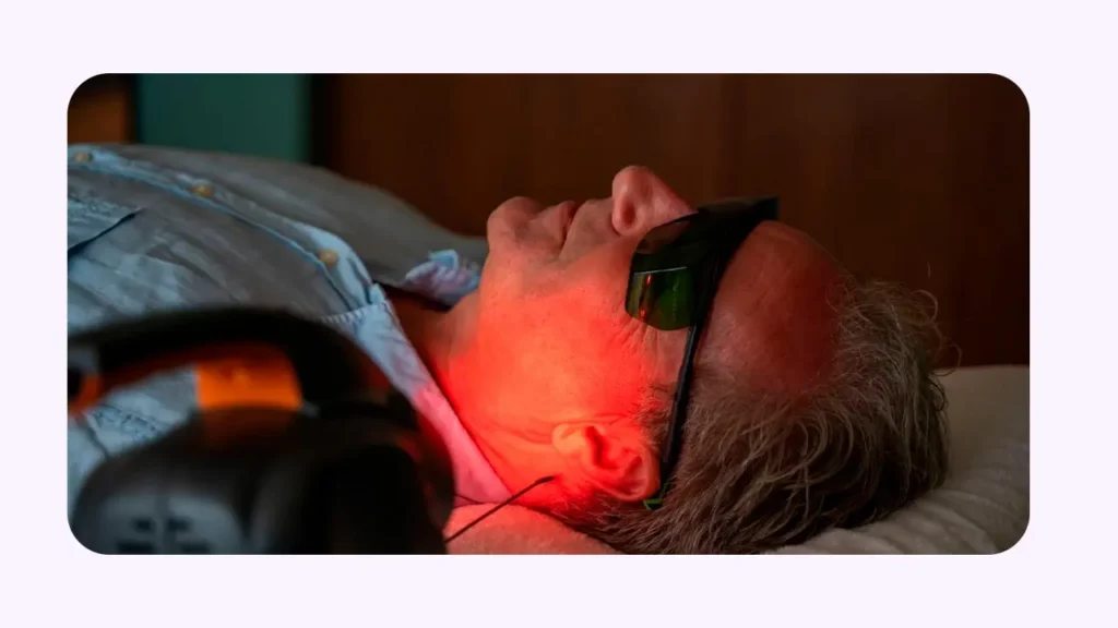 لیزر درمانی وزوز گوش