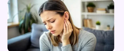 تکان خوردن مایع گوش