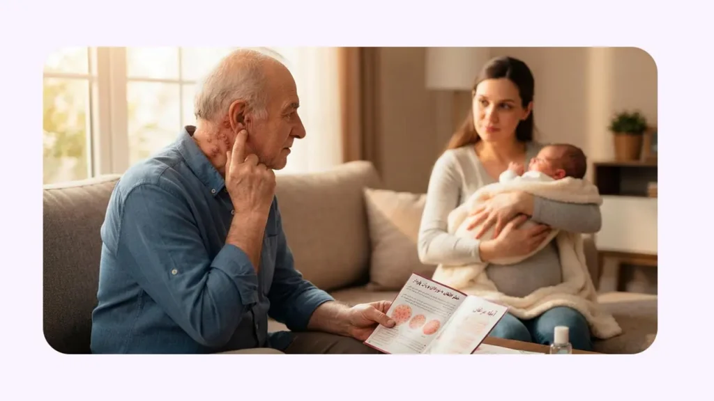 آیا زونا گوش بیماری واگیر دار است